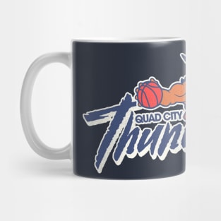 Defunct Quad City Thunder Basketball Team Mug